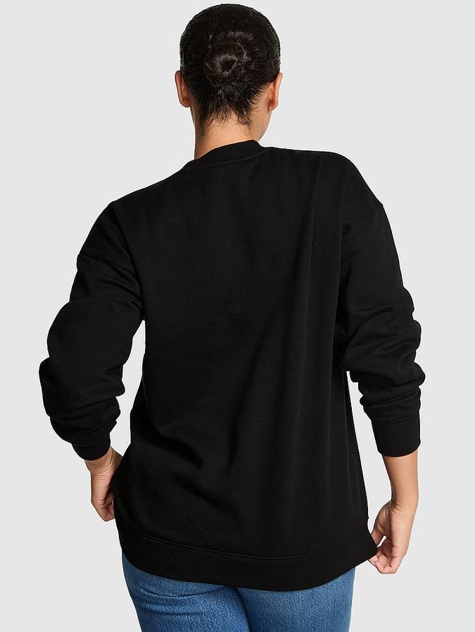 Ivy Fleece Oversized Crew Sweatshirt