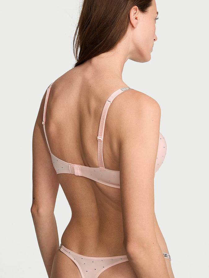 Bombshell Add-2-Cups Shine Strap Dot Push-Up Bra