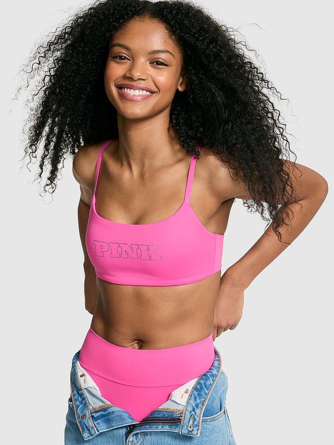 Relay Square-Neck Sports Bra image number 0