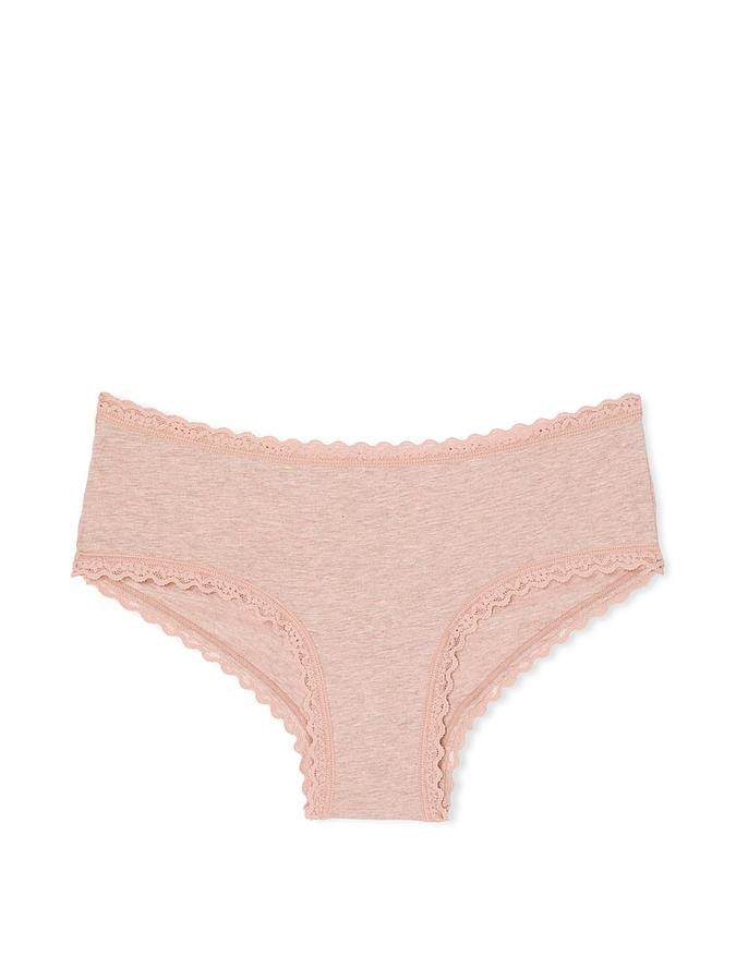 Cotton Lace-Waist Cheeky Panty image number 2