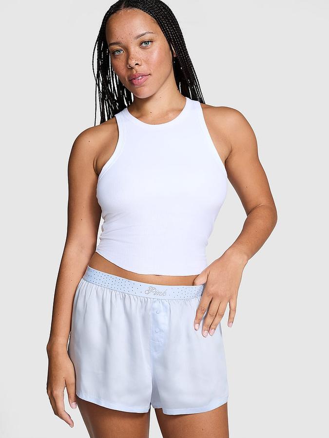 Silky Sleep Shine Boxy Pajama Shorts image number 0