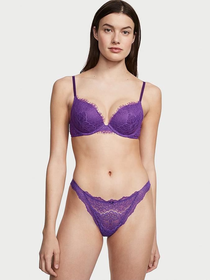 Lace Thong Panty image number 0