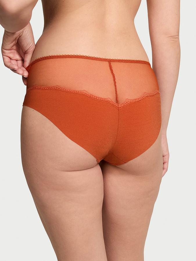 No-Show Lace-Trim Hiphugger Panty