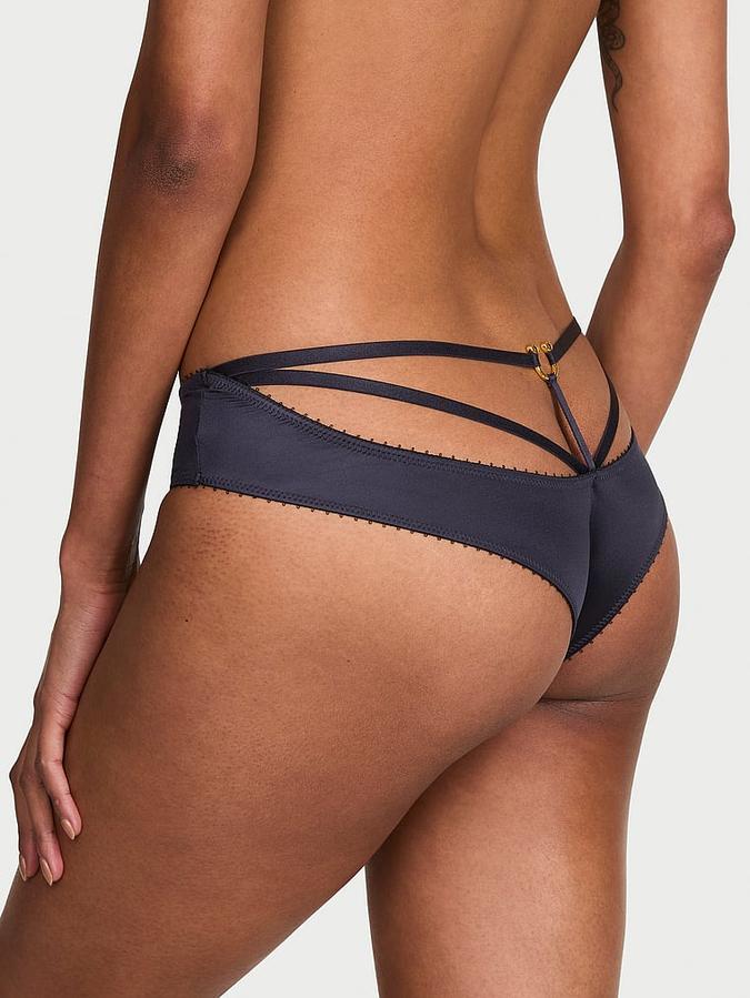 Strappy Ring Hardware Open-Back Cheeky Panty