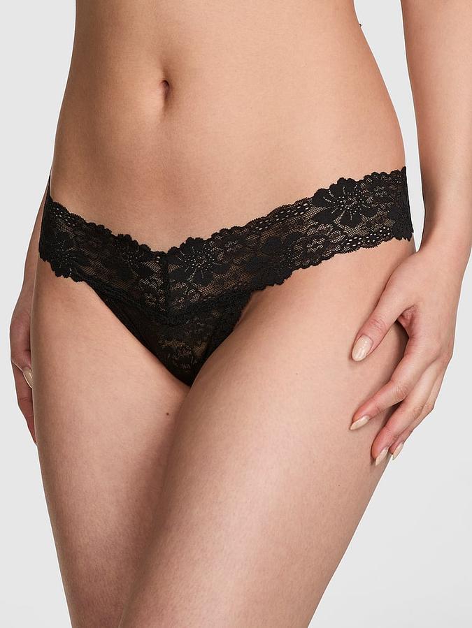 Wink Lace Thong Panty image number 0