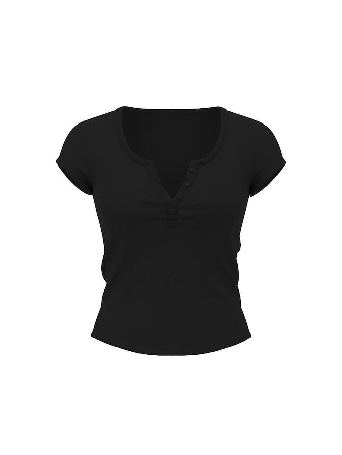 Multi Rib Henley Tee image number 2