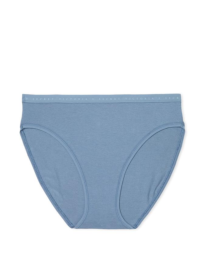 Stretch Cotton High-Leg Brief Panty image number 2