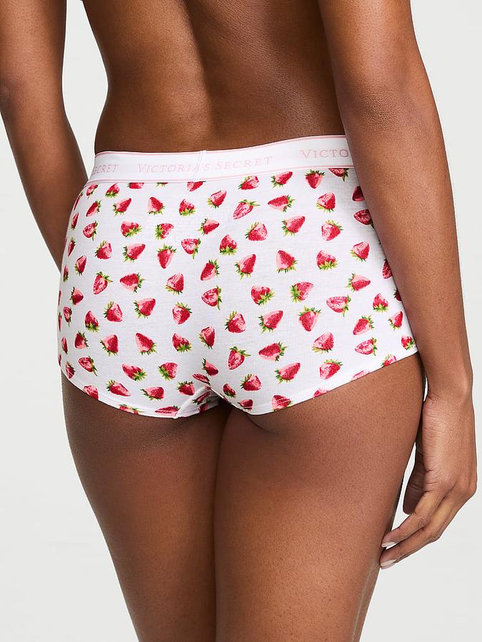 Logo Cotton Boyshort Panty