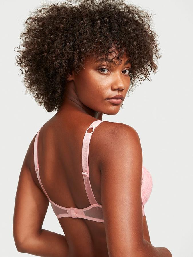 Bombshell Add-2-Cups Shine Strap Lace Push-Up Bra image number 1