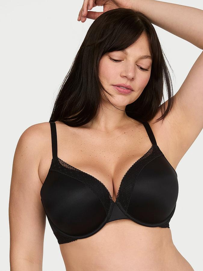 Perfect Shape Lace-Trim Push-Up Bra