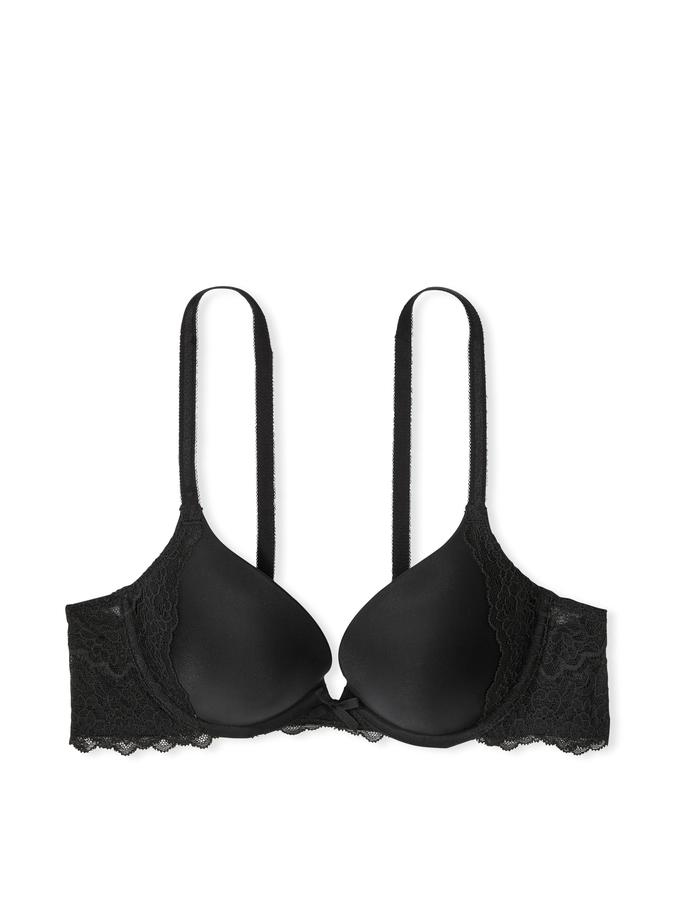 Floral Lace Push-Up Bra image number 2