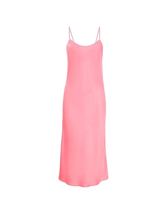 Satin Midi Slip Dress image number 2