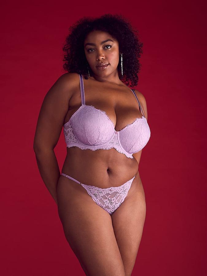 Lace Lightly Lined Classic Coverage Demi Bra image number 3