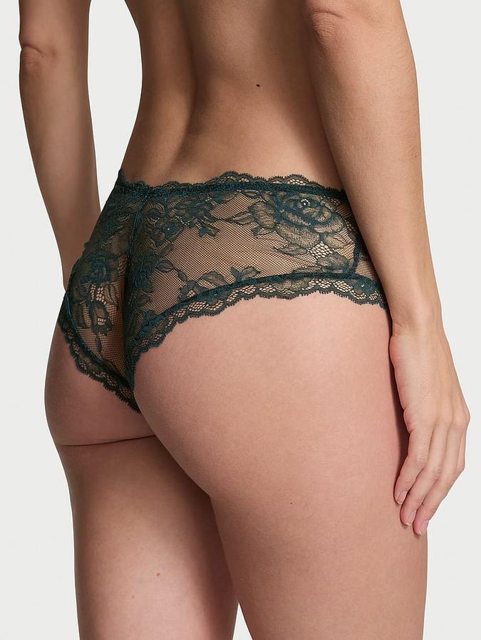Rose Lace High-Leg Cheeky Panty image number 1