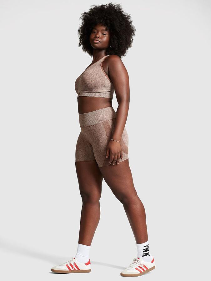 Seamless High-Waist Shorties image number 3