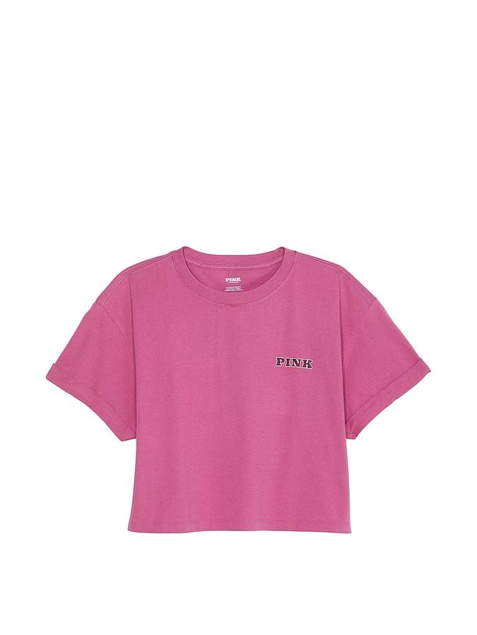 Campus Cotton Cropped Tee image number 2