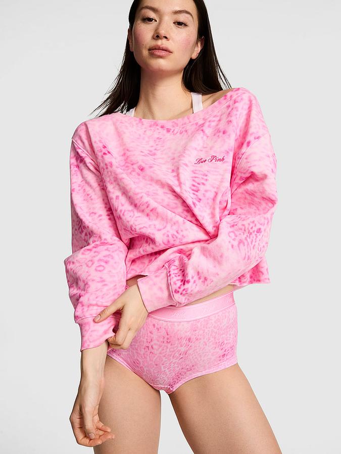 Campus Fleece&trade; Rib Off-The-Shoulder Sweatshirt