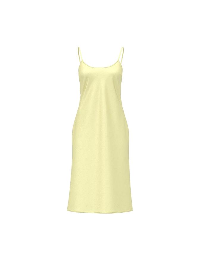 Satin Midi Slip Dress image number 2