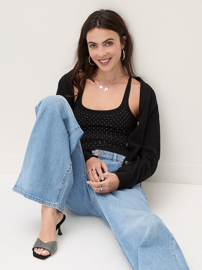 All-Day Cotton Square-Neck Bra Tank image number 5