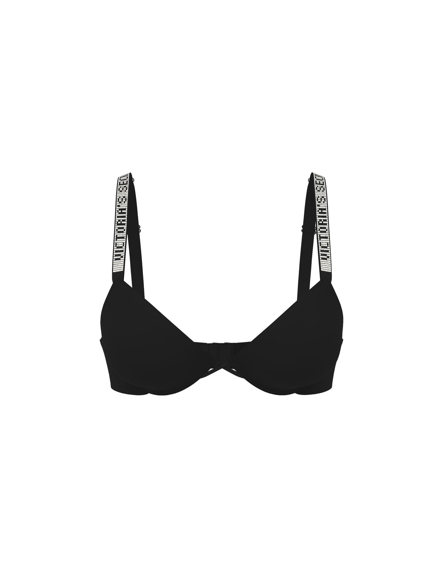 Sunset Ombré Shine Strap Lightly Lined Low-Cut Demi Bra image number 0