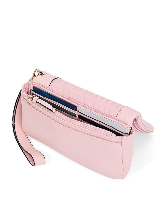 Phone Wristlet Clutch Chalk Rose image number 2