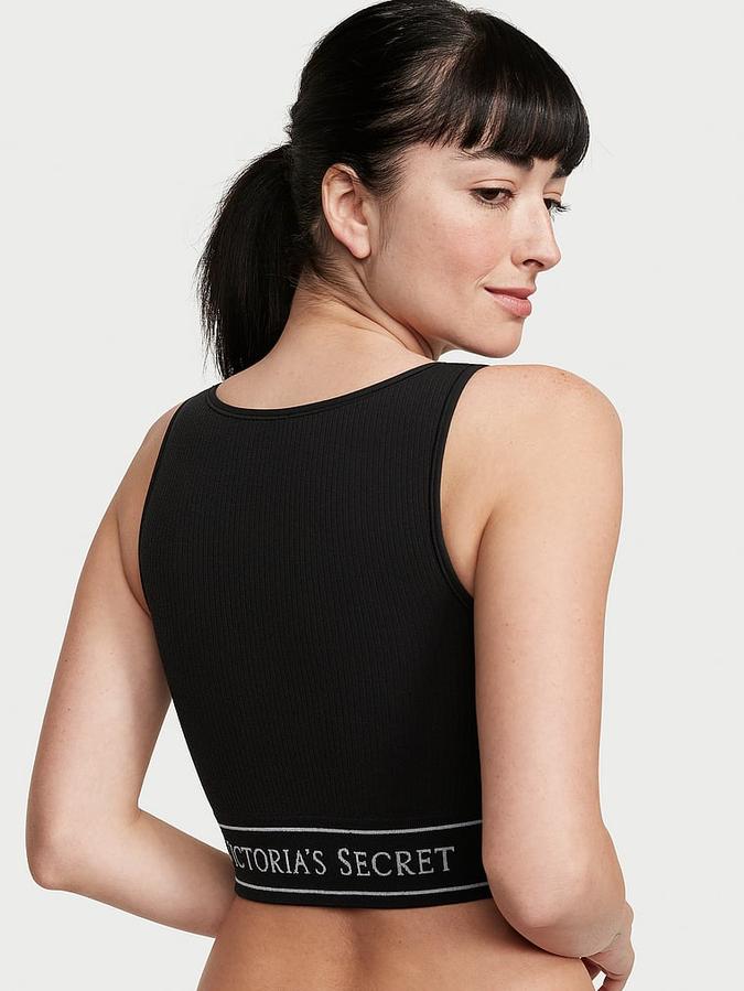 Seamless Wireless High-Neck Bra image number 1