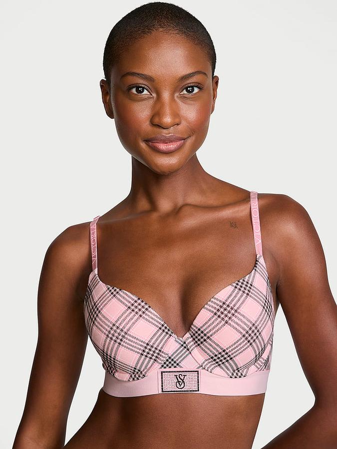 Shine Patch Push-Up Perfect Shape Bra image number 0