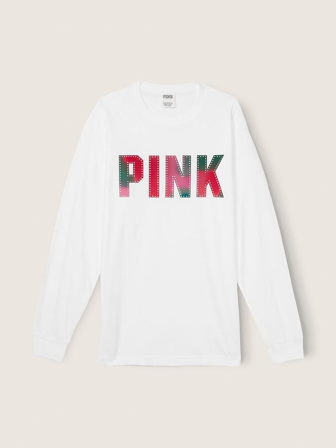 Cotton Long Sleeve Campus T-Shirt image number 2