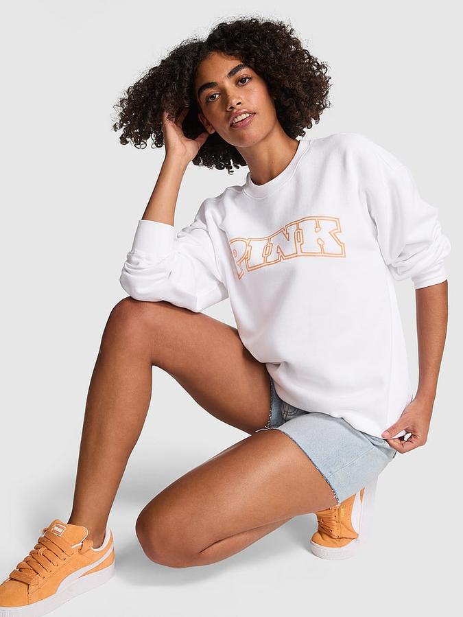 Ivy Fleece Oversized Crew Sweatshirt