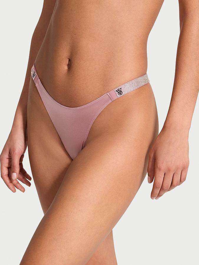 Shine Strap Brazilian Panty