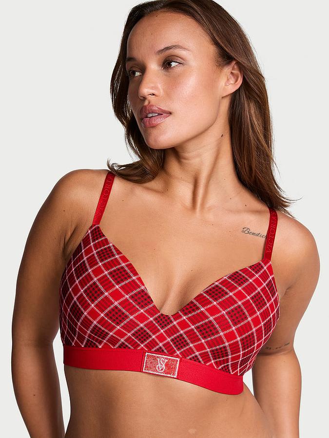 Shine Patch Lightly Lined Wireless Bra image number 0