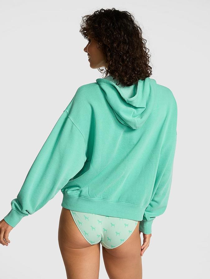 Ivy Fleece Campus Half-Zip Hoodie
