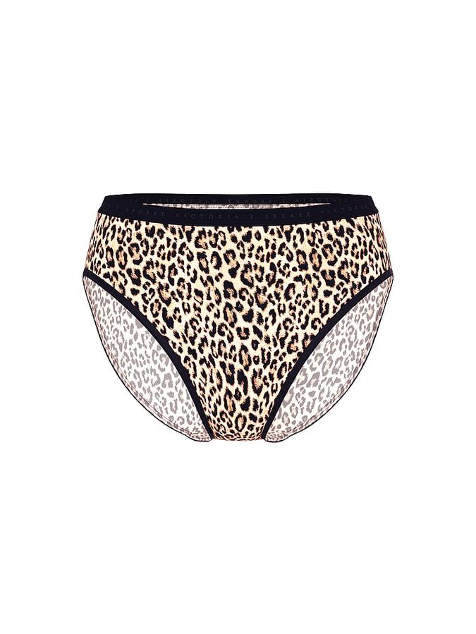 Stretch Cotton High-Leg Brief Panty image number 2