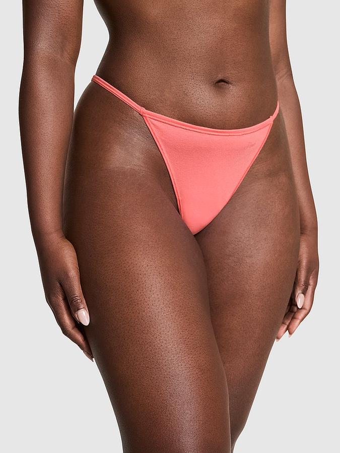 Cotton V-String Panty image number 0