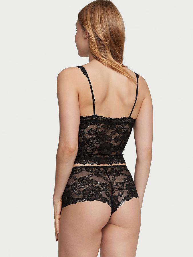 Modal & Lace Cropped Cami Set image number 1