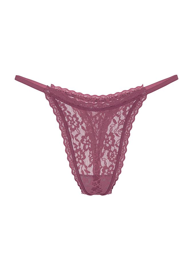 Lace String Thong Panty image number 2