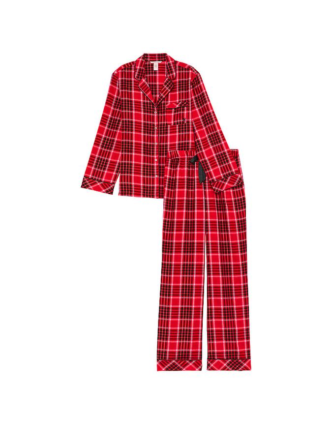 Flannel Long Pajama Set image number 2