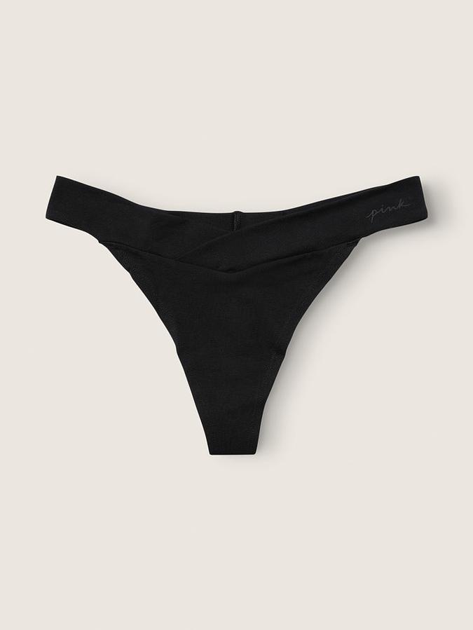 Cotton Crossover Thong Panty image number 1