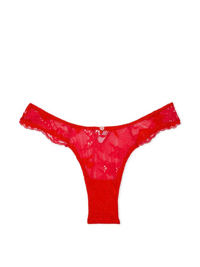 Twinkle Bow Lace Brazilian Panty image number 2