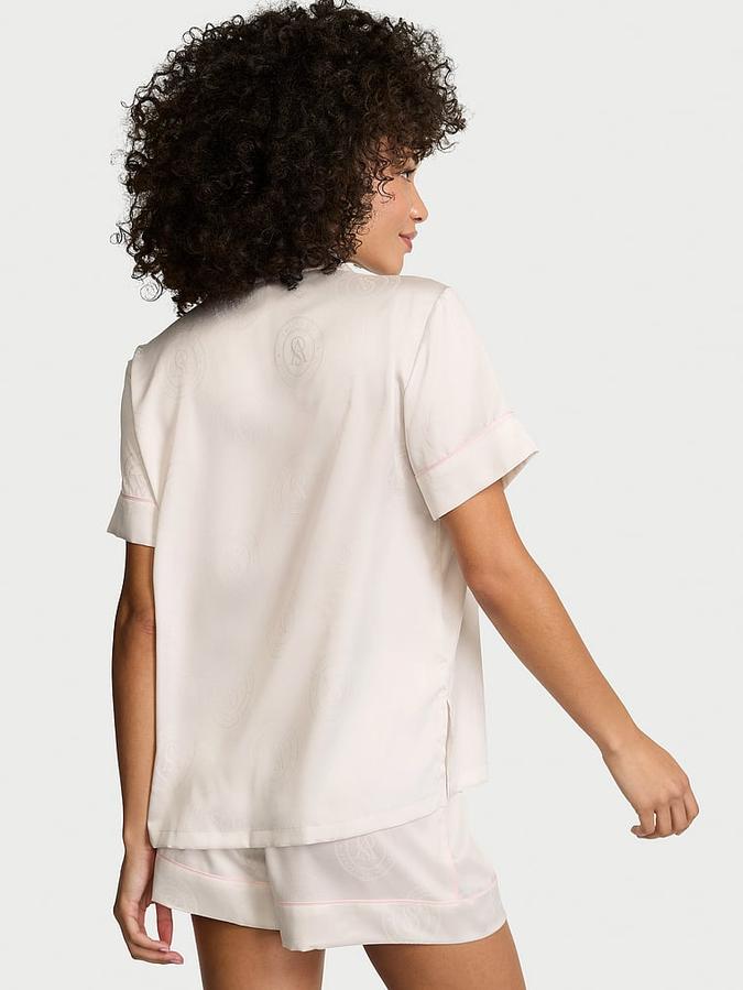 Signature Satin Short Pajama Set