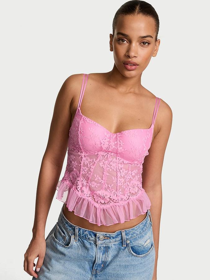 Dare to Dream Lace Ruffle Bra Top