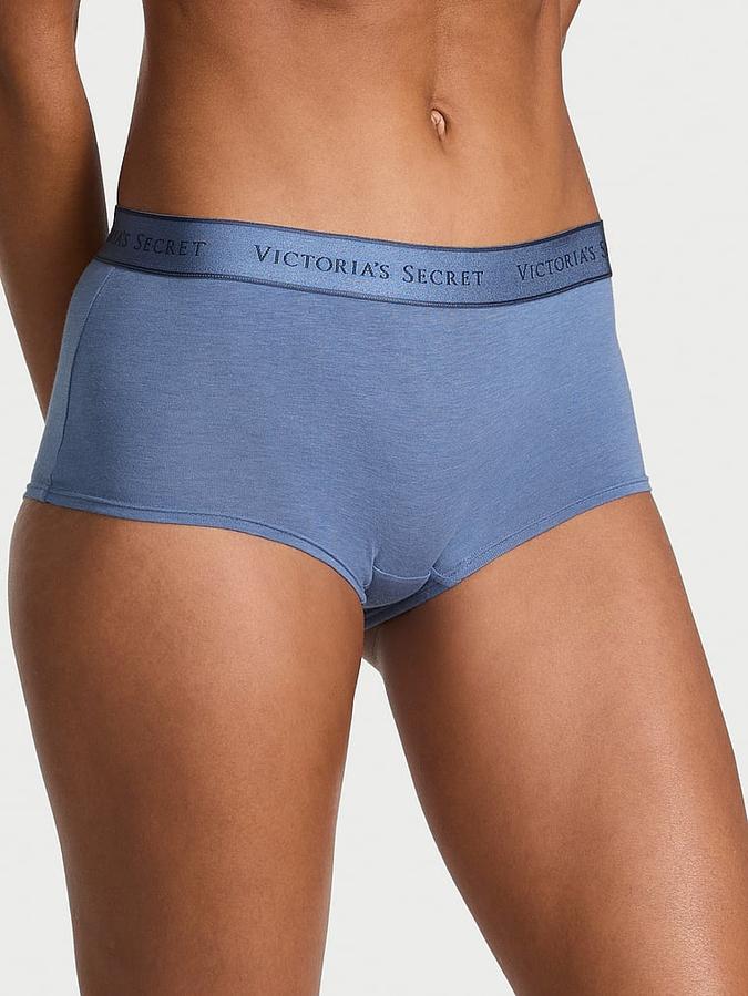Logo Cotton Boyshort Panty image number 0