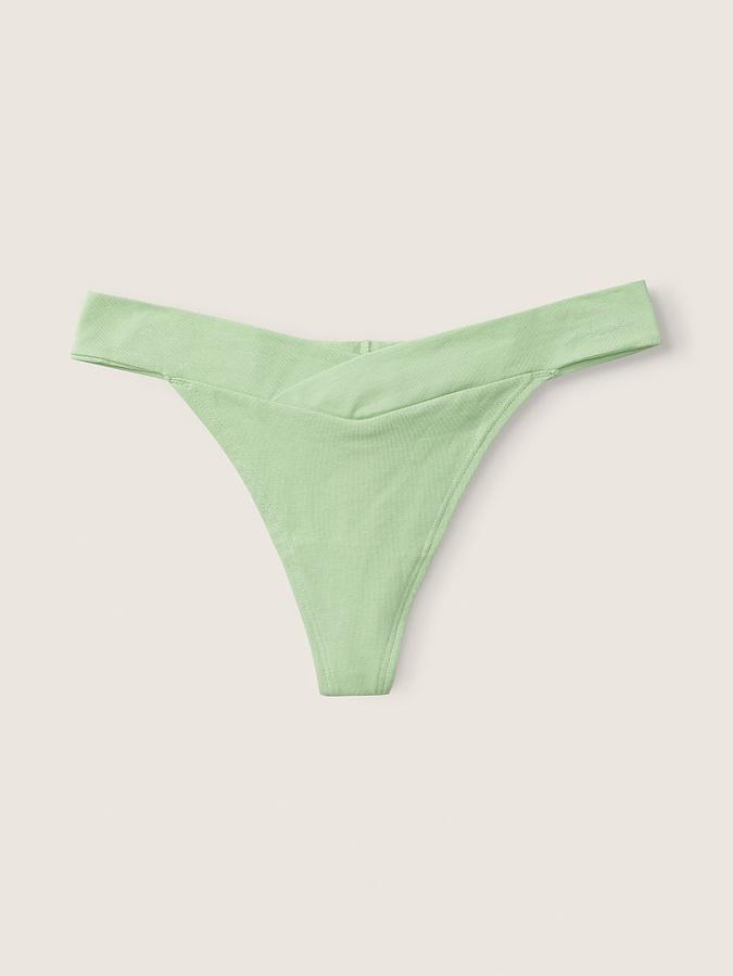 Cotton Crossover Thong Panty image number 0