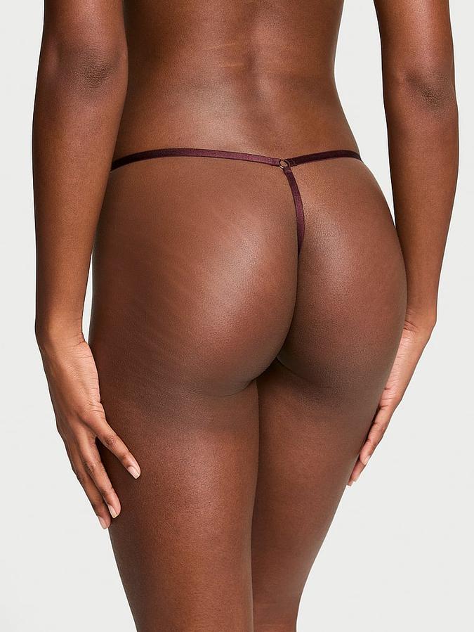 Rose Lace Adjustable V-String Panty