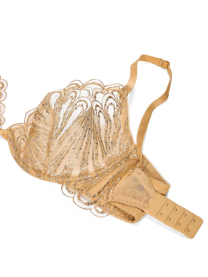 Showgirl Embroidery Unlined Demi Bra image number 2