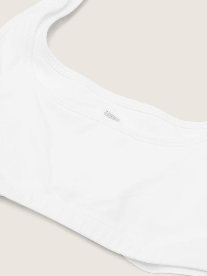 Cotton Contour Crop Tank Top image number 4