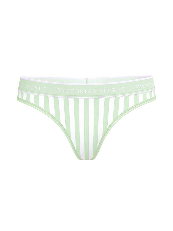Logo Cotton Thong Panty image number 2