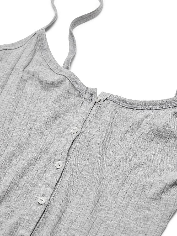SoSoft&trade; Modal Wide-Rib Button-Front Cami & Pants Set image number 4