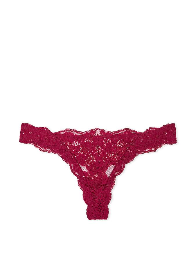 Lace Thong Panty image number 1