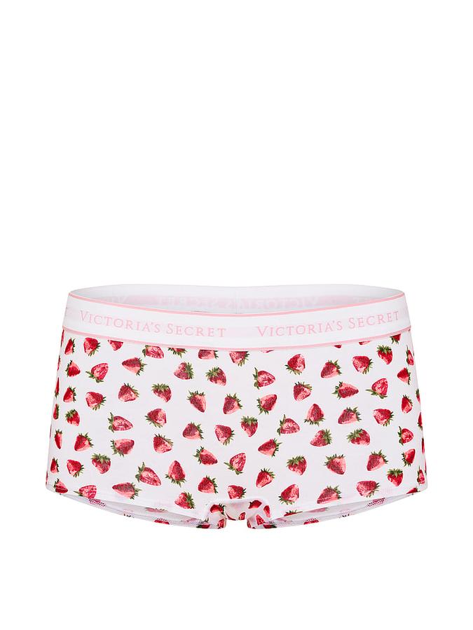 Logo Cotton Boyshort Panty image number 2